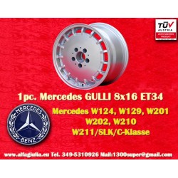4 pcs. Gullideckel Wheels 8x16 ET34 5x112 for Mercedes cars