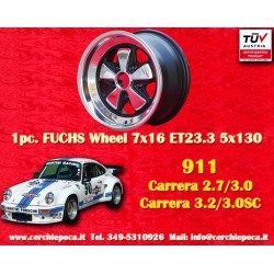 Porsche  Fuchs 7x16 ET23.3 5x130 RSR style 911 -1989, 914 6, 944 -1986, turbo -1989 cerchio wheel jante llanta felge