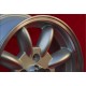 Datsun Minilite 5.5x15 ET15 4x114.3 silver/diamond cut MBG, TR2-TR6 cerchio wheel jante llanta felge