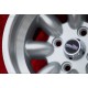 Ford Minilite 8x13 ET-6 4x108 silver/diamond cut Escort Mk1-2, Capri, Cortina cerchio wheel llanta Felge jante