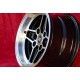 wheel Ford RS 7x13 ET5 4x108 black/diamond cut Escort Mk1-2, Capri, Cortina