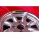 wheel Ford Minilite 6x13 ET16 4x108 silver/diamond cut Escort Mk1-2, Capri, Cortina