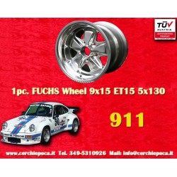 Porsche  Fuchs 9x15 ET15 5x130 fully polished 911 SC, Carrera -1987 back axle cerchio wheel jante llanta felge