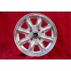 Austin Healey Minilite 5.5x13 ET25 4x114.3 silver/diamond cut 120 140 160 180 cerchi wheels jantes felgen llantas
