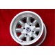 Fiat Minilite 8x13 ET-6 4x98 silver/diamond cut 124 Spider, Coupe, X1/9 cerchio wheel jante felge llanta