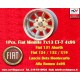 Fiat Minilite 7x13 ET-7 4x98 silver/diamond cut 124 Berlina, Coupe, Spider, 125, 131 wheel jante cerchio felgen llanta 