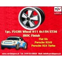 1 pc. wheel Porsche  Fuchs 6x15 ET36 5x130 anodized look 911 -1989, 914 6, 944 -1986, 924 turbo-Carrera GT