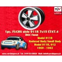 1 pc. wheel Porsche  Fuchs 7x15 ET47 5x130 anodized look 911 -1971 back axle