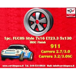 Porsche Fuchs 7x16 ET23.3 5x130 anodized look 911 -1989, 914 6, 944 -1986, turbo -1989 cerchio wheel jante felge llanta