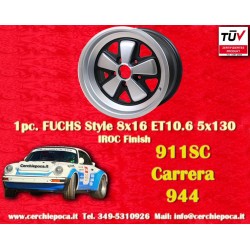1 pz. cerchio Porsche  Fuchs 8x16 ET10.6 5x130 anodized look 911 SC, Carrera -1989, turbo -1987