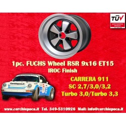 1 pc. wheel Porsche  Fuchs 9x16 ET15 5x130 anodized look 911 SC, Carrera -1989, turbo -1989 back axle