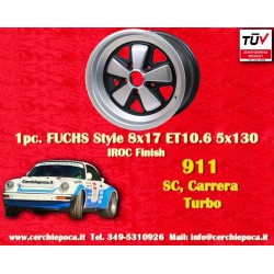 Porsche Fuchs 8x17 ET10.6 5x130 anodized look 911 SC, Carrera -1989, turbo -1987 cerchio wheel jante felge llanta