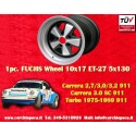 1 pc. wheel Porsche  Fuchs 10x17 ET-27 5x130 anodized look 911 SC, Carrera -1989, turbo -1987 arriere