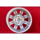 Alfa Romeo Minilite 6x14 ET23 4x98 silver/diamond cut 124 Berlina, Coupe, Spider, 125, 127, 128, 131, X1/9cerchi wheels jantes f