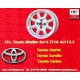 Toyota Minilite 6x14 ET22 4x114.3 silver/diamond cerchio wheel jante felge llanta