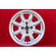 Nissan Minilite 6x14 ET22 4x114.3 silver/diamond cerchi wheels jantes felgen llantas