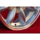 Triumph Minilite 5.5x15 ET15 4x114.3 silver/diamond cut MBG, TR2-TR6 cerchi wheels jantes felgen llantas