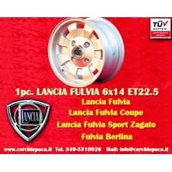 cerchio Lancia Cromodora 6x14 ET22.5 4x130 silver Fulvia, 2000