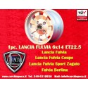 1 ud. llanta Lancia Cromodora 6x14 ET22.5 4x130 silver Fulvia, 2000