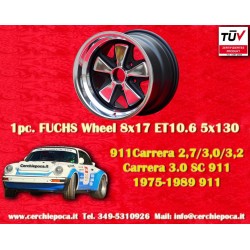 Porsche Fuchs 8x17 ET10.6 5x130 RSR style 911 SC, Carrera -1989, turbo -1987 arriere cerchio wheel jante felge llanta