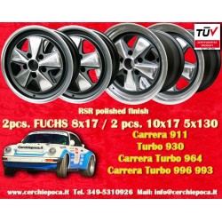 4 pcs. wheels Porsche  Fuchs 7x17 ET23.3 9x17 ET15 5x130 RSR style 911 -1989, 914 6, 944 -1986, turbo -1989