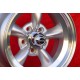 CHRYSLER FORD Torq Thrust  7x15 ET-5 8x15 ET0 5x114.3 silver/diamond cut Mustang Falcon Fairlane Torino cerchi wheels jantes fel