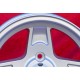 Fiat Campagnolo 7x13 ET10 4x98 silver 124 Spider Coupe X1/9 cerchio wheel jante felge llanta