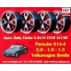 Porsche  Baby Fuchs 5.5x15 ET35 4x130 black/diamond cut 914-4, VW Beetle 1968--, Karmann Ghia Typ 34 cerchio wheel jante llanta 