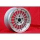 Alfa Romeo WCHE 7x15 ET25 5x98 silver/diamond cut Alfetta GTV 2.5, 75 1.8T, 2.0i, 3.0i, 156, 164 cerchio wheel jante felge llant
