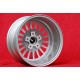 Alfa Romeo WCHE 7x15 ET25 5x98 silver/diamond cut Alfetta GTV 2.5, 75 1.8T, 2.0i, 3.0i, 156, 164 cerchi wheels jantes felgen lla