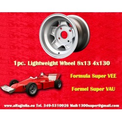 Volkswagen Super Vee 8x13 ET-15.5 4x130 silver Super Vee Formula cerchio wheel jante felge llanta