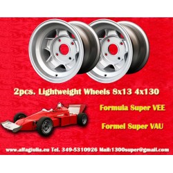 2 pcs. wheels Volkswagen Super Vee 8x13 ET-15.5 4x130 silver Super Vee Formula