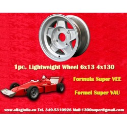 1 pc. wheel Volkswagen Super Vee 6x13 ET0 4x130 silver Super Vee Formula