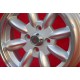 Volkswagen Minilite 5.5x15 ET25 4x130 silver/diamond cut Porsche 914 1.7, 1.8, 2.0   Volkswagen Beetle 67-, cerchi wheels jantes