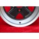 4 pcs. wheels Porsche  Fuchs 8x16 ET10.6 9x16 ET15 5x130 matt black/diamond cut 911 SC, Carrera -1989, turbo -1987