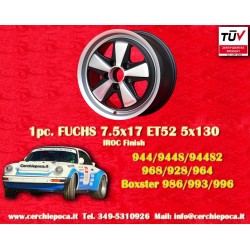 1 pc. wheel Porsche  Fuchs 7.5x17 ET52 5x130 anodized look 944 1987-, 944S, 944S2, 968, 928, 964, 993, 996, Boxster 986 