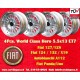 4 pz. Fiat 5.5x13 ET7 4x98 silver/chromed/polished Alfasud, Giulietta, 33, Arna, Autobianchi A112, Fiat 124 Felgen