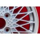 4 pcs. wheels Porsche  Turbo 6x15 ET20 4x108 silver/polished 924, 924S