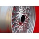 Mazda BBS 7x15 ET24 4x100 silver 3 E21, E30 cerchi wheels jantes felgen llantas
