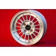 4 pz. Fiat 5.5x13 ET7 4x98 silver/chromed/polished Alfasud, Giulietta, 33, Arna, Autobianchi A112, Fiat 124 cerchi