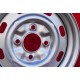 4 pcs. wheels Volkswagen Porsche OEM 5.5x15 ET34 4x130 silver Beetle 67- Karmann Ghia 67- Typ 3 411 412 Porsche 914 