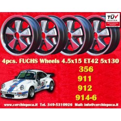 Porsche  Fuchs 4.5x15 ET42 5x130 RSR style 356 C SC, 911 -1969, 912 cerchio wheel jante llanta felge