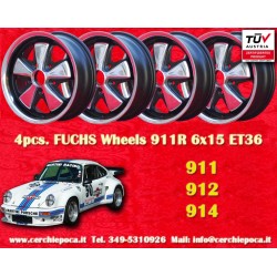 Porsche  Fuchs 6x15 ET36 5x130 RSR style 356 C SC, 911 -1989, 914 6 cerchio wheel jante llanta felge