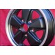 4 pcs. wheels Porsche Fuchs 4.5x15 ET42 6x15 ET36 5x130 matt black/diamond cut 356 C SC 911 -1969 912