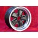 4 pcs. wheels Porsche  Fuchs 7x15 ET23.3 8x15 ET10.6 5x130 matt black/diamond cut 911 -1989 914-6 944 -1986 924 turbo-Ca