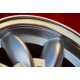 Nissan Minilite 5.5x13 ET25 4x114.3 silver/diamond cut 120 140 160 180 cerchi wheels jantes llantas felgen