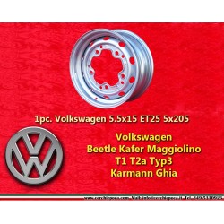 1 pc. Volkswagen Beetle 5.5x15 ET25 5x205 wheel