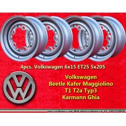 4 pcs. Volkswagen Beetle 6x15 ET25 5x205 wheels