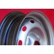 4 steel wheels Renault R4 (63-91) 4L, R5, R6, 4x13 ET28 silver