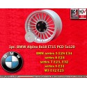1 Stk Felge BMW Alpina 8x18 ET15 5x120 silver/black 5 E28, E34, 6 E24, 7 E23, E32, 8 E31 